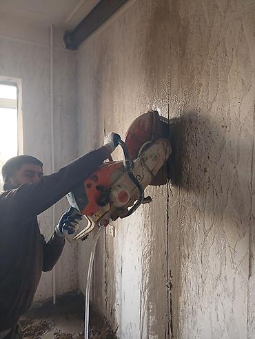 Beton işləri: Beton və dəmir-beton kəsmə xidməti - Divar, tavan və döşəmələrdə — 3