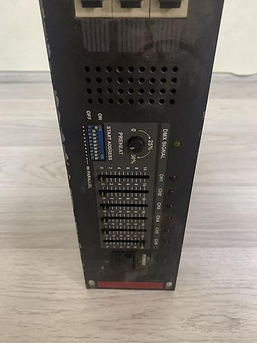ses yazici: PROEL Lighting PLDM6K – 6 kanallı DMX/Analog dimmer rack modulu — 2