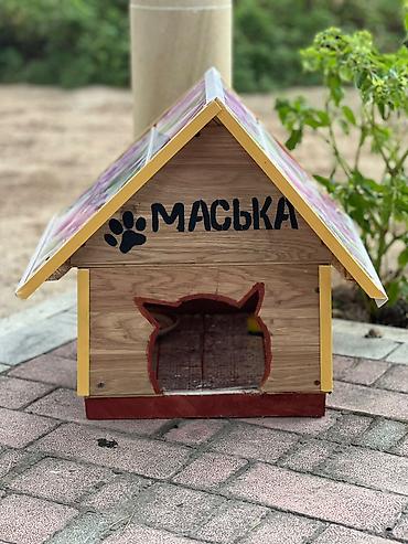 mal inək: Məhsul: Kiçik ev heyvanları üçün taxta ev Təsvir: - Material: Taxta — 3