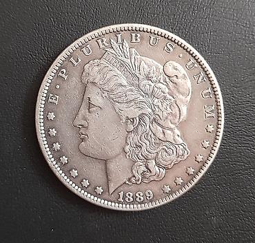 Серебряный доллар Моргана, 1889 г. - Номинал: One Dollar (США) - Тип lalafo.kg да Серебряный доллар Моргана, 1889 г. - Номинал: One Dollar (США) - Тип