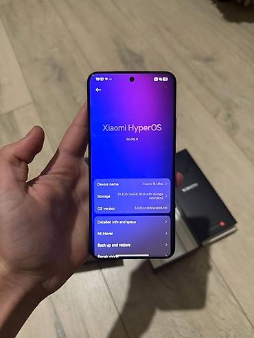Xiaomi ноутбуктары: Xiaomi, 15 Ultra, Колдонулган, 256 ГБ, түсү - Кара, 2 SIM, eSIM — 8