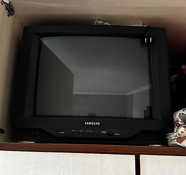 Televizorlar: Samsung CRT televizor - Model: Samsung CS-538Z (ön paneldə qeyd — 2