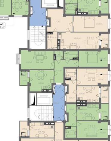 арзан квартира ош базар: 2 комнаты, 70 м², Элитка, 6 этаж, ПСО (под самоотделку)