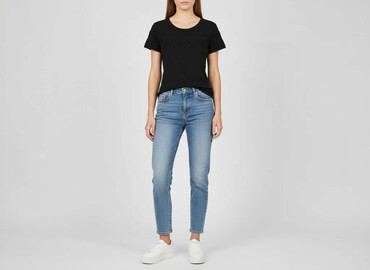 koszulka spongebob, sinsay: Armani Jeans, T-shirt damski, rozmiar M