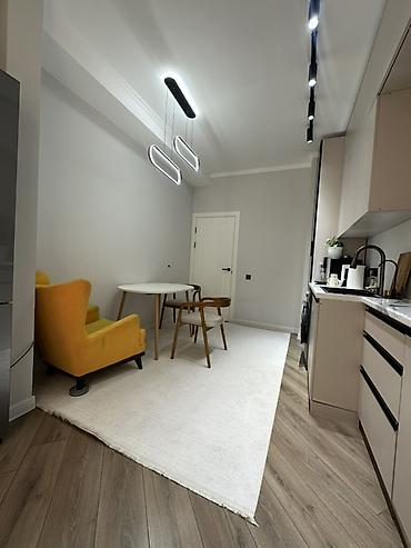 скточные квартиры: 1 комната, 43 м², Асанбай мкр Элитка, 7 этаж, Евроремонт — 9