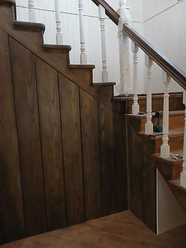 mdf material satışı: Taxta, MDF qapı pilləkən işləri - Material: MDF üzlüklü taxta — 5