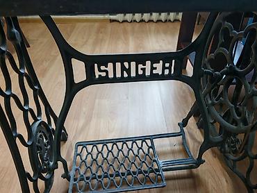 weight machine: Швейная машина Singer на чугунной ножной тумбе - Оригинальная — 4