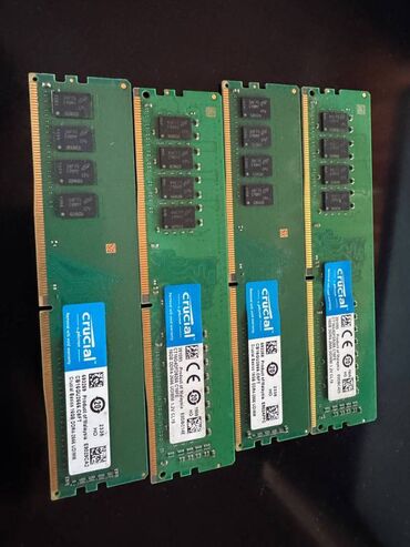 пк комплект: Оперативная память, Б/у, Crucial, 64 ГБ, DDR4, 2666 МГц, Для ПК