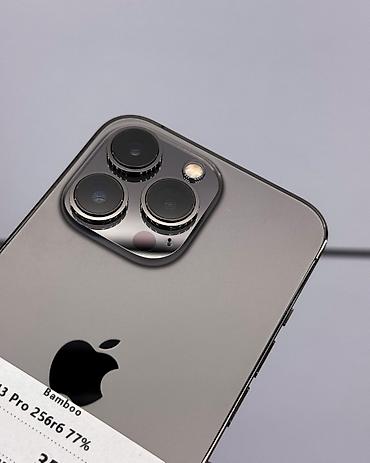 apple 17 pro: IPhone 13 Pro, Б/у, 256 ГБ, Графит, Защитное стекло, Чехол, В рассрочку, 77 % — 3