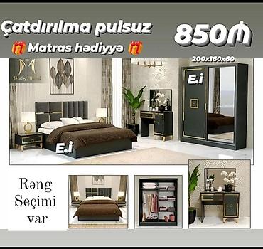 sürüşken: İkinəfərlik çarpayı, Dolab, Azərbaycan, Yeni — 1