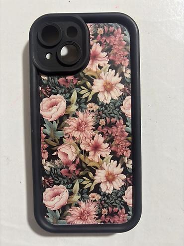 iphone xs qara: Məhsul: Çiçək naxışlı telefon qabı - Model uyğunluğu: Şəkildəkı — 1