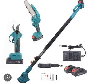 Hummer: Akku bağ-baxça kəsim dəsti – 21V Li-ion Çoxfunksiyalı simsiz dəst