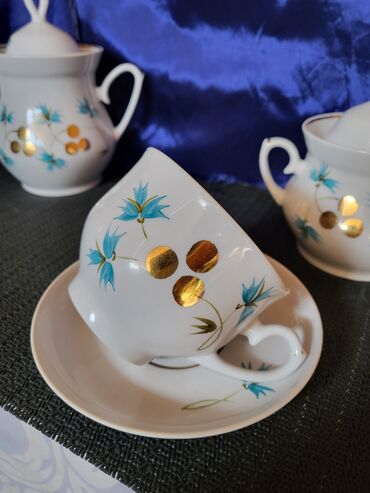 Ostali antikviteti: Komplet za kafu,caj USSR porcelan 1960g +. Sovjetski stari — 10