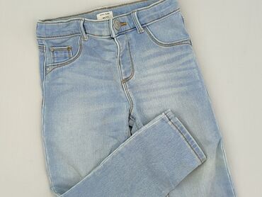 river island spodnie: Spodnie jeansowe, River Island, 3-4 lat, 98/104, stan - Dobry