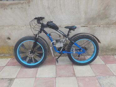 motorlu velosiped kreditle: İşlənmiş Dağ velosipedi 26", sürətlərin sayı: 7, Pulsuz çatdırılma
