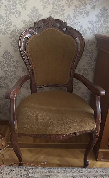 Mebel: Qonaq otağı üçün, İşlənmiş, Qatlanmayan, Stul — 6