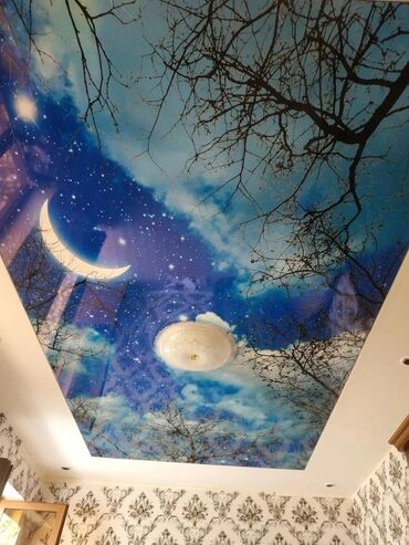 Натяжной потолок: Натяжной потолок Глянцевое, Матовое Бесплатный замер, Гарантия, Бесплатная консультация — 3