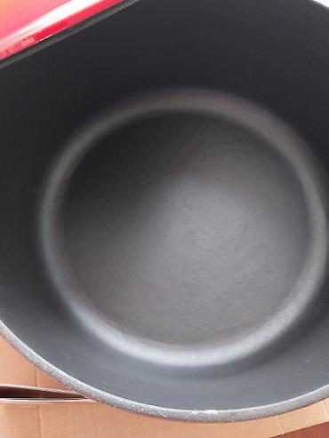 cuqun: Qazan, rəng - Narıncı, Çuqun, 28 sm, Türkiyə — 6