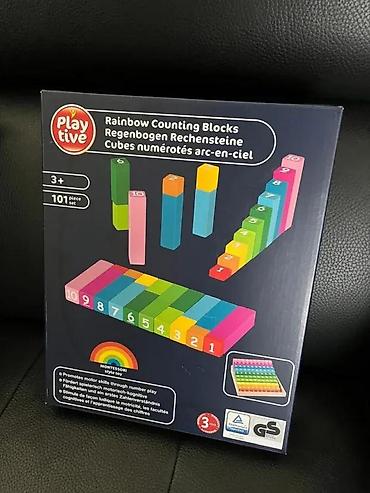 Kocke za decu: Playtive Rainbow Counting Blocks – Montessori edukativna igra - Set — 1