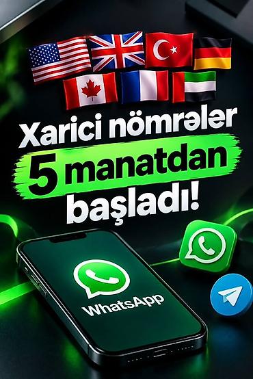 az dili 7: Əldə etdiyiniz xarici virtual nömrələrdən şəxsi yazışmalar, dostlarla — 1