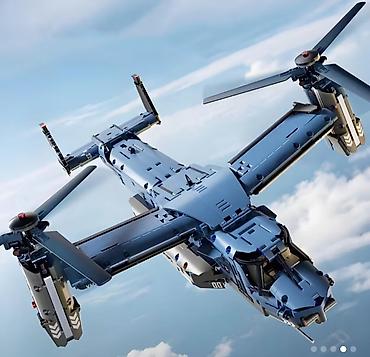 Tiltrotor təyyarə/kopter konstruksiya dəsti (Osprey üslubunda) -