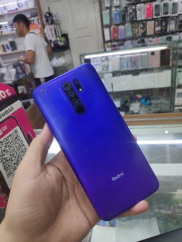 Redmi: Redmi, Redmi 9, Б/у, 128 ГБ, цвет - Синий, 2 SIM