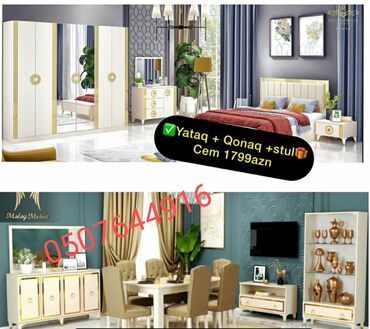 Yataq otağı dəstləri: İkinəfərlik çarpayı, Azərbaycan, Yeni — 28