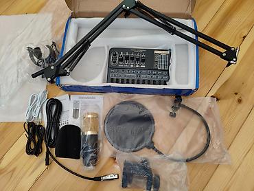 mikrofon bm 800 cena: 🎤 Leedor V10X Pro + BM800 Mikrofon Seti – Canlı Yayım və Studya Üçün — 7