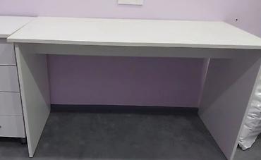 stol ev ucun: Yazi masasi ve tumba olchu 60x130sm — 1