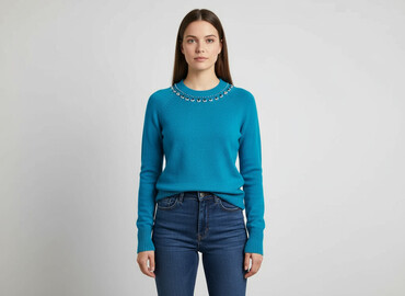 Swetry: Sweter damski, rozmiar S