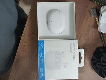 video reqistrator: HONOR CHOICE Earbuds X7 simsiz qulaqlıq təzə alınıb 1hefte işlənilib — 4