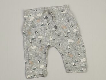 legginsy jasno szare: Sweatpants, George, 3-6 months, condition - Very good