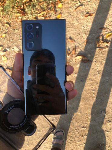 телефон нот: Samsung Galaxy Note 20 Ultra, Б/у, 128 ГБ, цвет - Черный