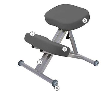 Офисные стулья: Эргономический стул-коленка (kneeling chair) для работы за столом. - — 1