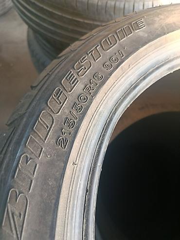 50: Шины 215 / 50 / R 16, Лето, Б/у, 1 шт, Легковые, Япония, Bridgestone — 1