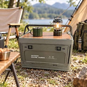 Camp qutusu 31x9x41 qulplu W-002 Camp Qutusu 31x9x41 – Qulplu W‑002
