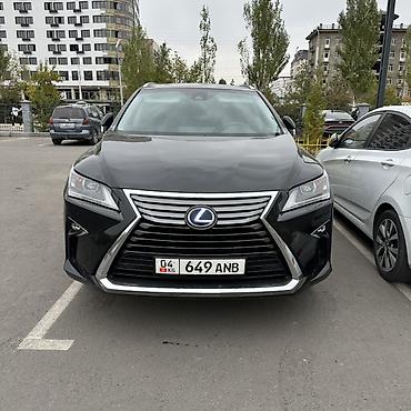 Lexus RX: 2018 г., 3.5 л, Автомат, Гибрид, Кроссовер