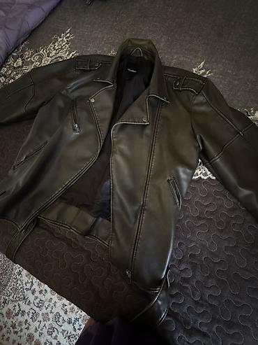 paltarı: PU leather biker gödəkçə – Pull&Bear 🖤 Pull&Bear dəri gödəkçə — 2