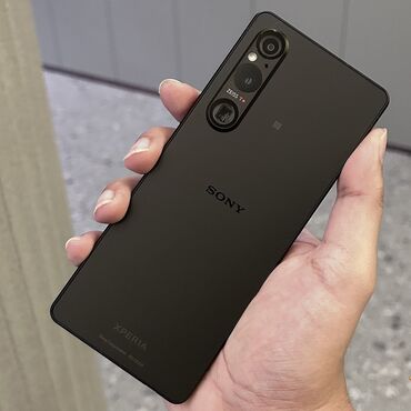 sony telefonları: Sony Xperia 1 V, 512 GB, rəng - Qara, Sensor, Simsiz şarj, Sənədlərlə