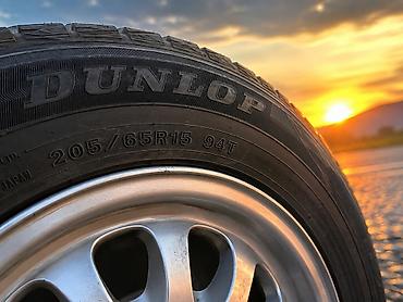 r15 ромашка: Колеса в сборе: диски BMW + шины Dunlop. Характеристики: - Диаметр — 2
