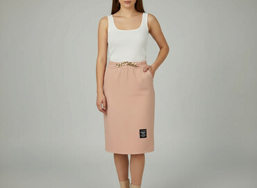 spódnice na szelkach czarne: Women`s skirt, size S