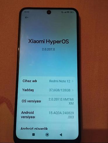Redmi Note 12, 128 GB, rəng - Qara lalafo.az -da Redmi Note 12, 128 GB, rəng - Qara