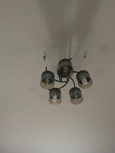 İşıqlandırma: Çılçıraq, 5 lampa, Metal — 2