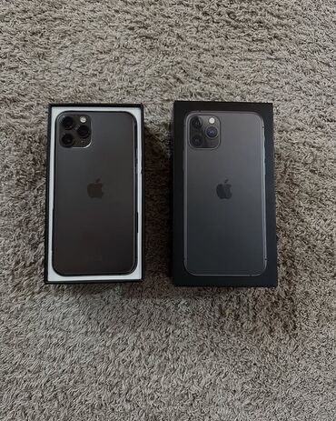 Apple iPhone: IPhone 11 Pro Max, 128 GB, Black Titanium, Zəmanət, Face ID, Sənədlərlə