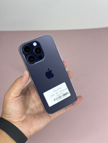 арзан айфон 11: IPhone 14 Pro, Колдонулган, 128 ГБ, Заряддоочу түзүлүш, Коргоочу айнек, Каптама, 89 %