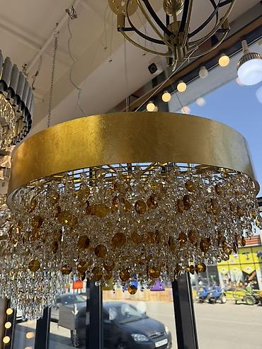 İşıqlandırma: Çılçıraq, 10 və daha çox lampa, Metal — 2