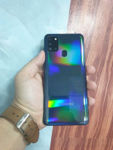 samsung tab a7 qiyməti: Samsung Galaxy A21S, 32 ГБ, цвет - Черный, Гарантия, Отпечаток пальца, Две SIM карты