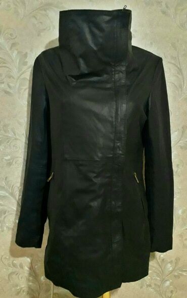 черная кожаная куртка женская: Кожаная куртка