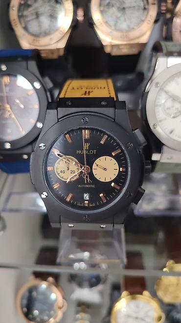 Aksesuarlar: Hublot tərzində avtomatik kişi qol saatları - Korpus: Qara və ya — 7