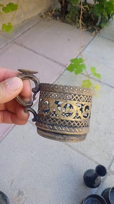 бронзовые подсвечники антиквариат: Qədimi metal əşyalar dəsti - Material: tökmə metal (ehtimalən — 7